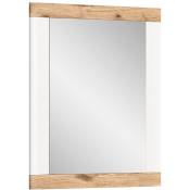 Ebuy24 - Laredo miroir miroir,chêne décor,blanc.