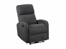 Fauteuil inclinable max gris anthracite