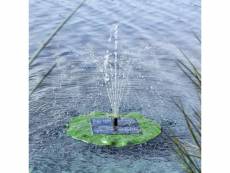 Hi pompe de fontaine solaire flottante feuille de lotus