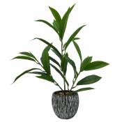 Meubletmoi - Plante artificielle avec pot et tiges fines Hauteur +/- 38 cm - pei