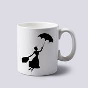 Mug pratiquement Parfait en Tout Mary Poppins Tasse à Deux côtés 311,8 Gram Céramique