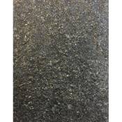 Panneau Décoratif Mica effet pierre - 30 x 30 cm - 30 x 30 - Noir