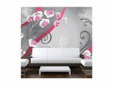 Papier peint pink orchids variation l 400 x h 280 cm