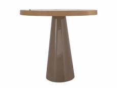 Paris prix - table d'appoint design "magoga" 51cm taupe