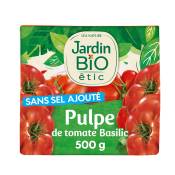 Pulpe de tomate au basilic - bio