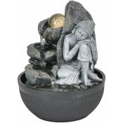 Signes Grimalt - Décoration source Bouddha avec sources gris clair 26x21x21cm 27693 - grey