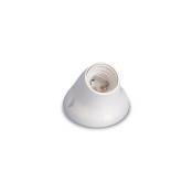 Support pour Ampoule de Surface Courbé E27 Blanc Iluminashop