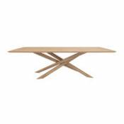 Table rectangulaire Mikado / Chêne massif - 240 x