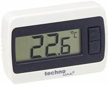 Technoline WS 7002 Thermomètre avec Affichage de la Température Intérieure Blanc/Grisaille
