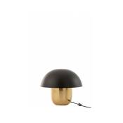 TMM - Lampe Champignon Metal Noir/Or Small - l 40 x l 40 x h 40 cm