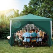 Tonnelle Pavillon Tente de Fête – Tentes de fête pour des événements festifs, pavillon de jardin et abri pour votre jardin 3x3m Vert - Vert - Swanew