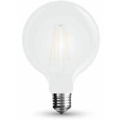 V-TAC Ampoule LED E27 7W 120LM/W G95 Filament Satin