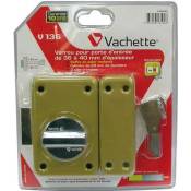 VACHETTE Verrou à bouton V136 - 45 mm - 3 clés