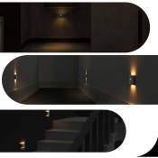 Veilleuse à led avec détecteur automatique de crépuscule, luminosité réglable, éclairage blanc chaud pour le couloir, la chambre à coucher, la