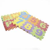 Yongqing - Tapis puzzle 36pcs 26 lettres+10 chiffres