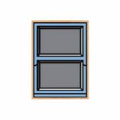 Affiche encadrée Window 03 / By Richard Wood - 50 x 70 cm - The Wrong Shop multicolore en papier