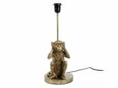 Base de lampe de table singe 37 cm - n'entends pas