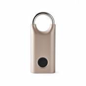 Cadenas biométrique Nomaday Lock / à empreintes digitales - Recharge USB - Lexon or en métal