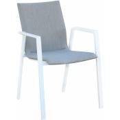 Chaise de fauteuil extérieur avec structure en aluminium