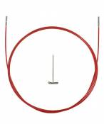 CHIAOGOO Twist Red Lace Interchangeable Cables 37"-Mini