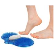 Coussin de massage des pieds Masseur de pieds Santé des pieds Coussin de pied de salle de bains Coussin de massage pour le nettoyage des pieds 3 en 1