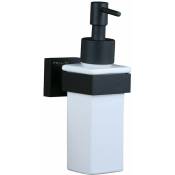 Distributeur de savon liquide à installer sur le mur Pollini Acqua Design Live LV1224M0 Noir mat - Noir mat