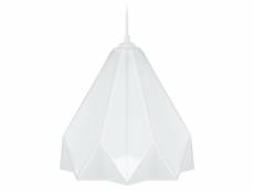 Helsinki - suspension géométrique verre blanc 14432