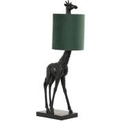 Lampe de table Light&living Giraffe Noir - En pierre