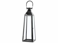 Lanterne noire 53 cm crete 126091