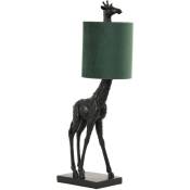 Light&living - Lampe de table Giraffe Noir - En pierre