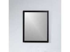 Miroir rectangulaire neo 56x70cm avec cadre noir mat