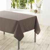 Nappe en polyester Taupe 140 x 200 cm