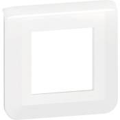 Plaque de finition blanche Mosaic - 2 modules - Legrand