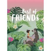 Poster Disney Le livre de la Jungle - Les meilleurs amis 40 cm x 50 cm