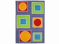 Prima - tapis imprimé motifs gométriques multicolore