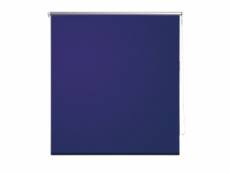 Store enrouleur bleu occultant 160 x 175 cm fenêtre rideau pare-vue volet roulant helloshop26 4102035