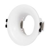 Support spot encastré pour ampoule GU10 / MR16 - Coupe Ø70mm - Blanc - Blanc
