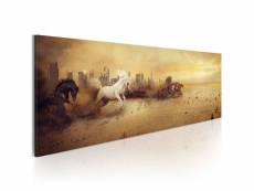 Tableau city of stallions taille 120 x 40 cm PD8481-120-40