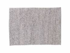 Tapis en viscose et laine gris clair jajru 300 x 200 cm