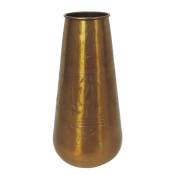 Vase cylindrique aluminium motifs