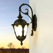 Applique d'extérieur tybr au design ancien en forme de lanterne dans le style rustique H:46 cm étanche IP44 - Antique - antique