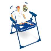 Arditex - Chaise pliante avec accoudoirs Real Madrid