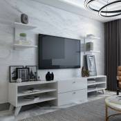 Azura Home Design - Ensemble meuble tv almira 120 cm