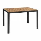 Bolero DS153 Table rectangulaire en bois d'acacia et