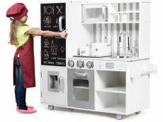 Costway cuisine enfants avec 7 accessoires & effet