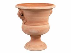 Coupe vase en terre cuite 100% fait à la main en italie