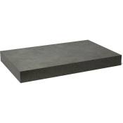 Egger - Naturel plan vasque 123,5x8x50 cm, gris foncé mat effet beton (DO12050BCS)