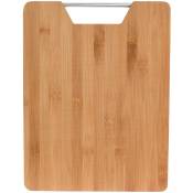 Excellent Houseware - Planche à découper en bambou avec poignée, 32 x 25 cm