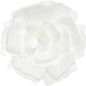 Fleur En Papier Anémone Blanc 30 cm - Blanc