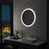 Inlife - Miroir à led pour salle de bain 70 cm - Argent